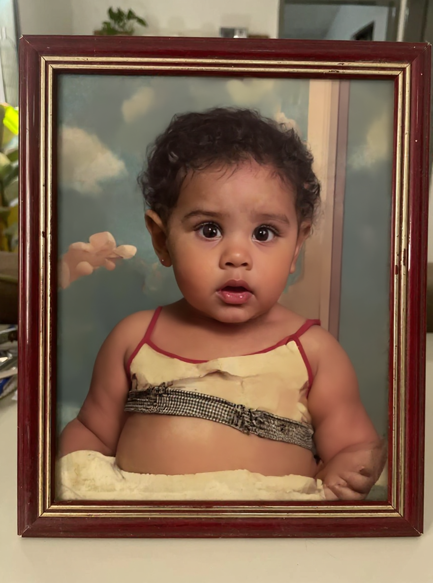Foto de família com cores vibrantes
